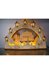 Schwibbogen Meiningen mit LED Beleuchtung