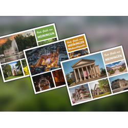 Postkartenset Meiningen