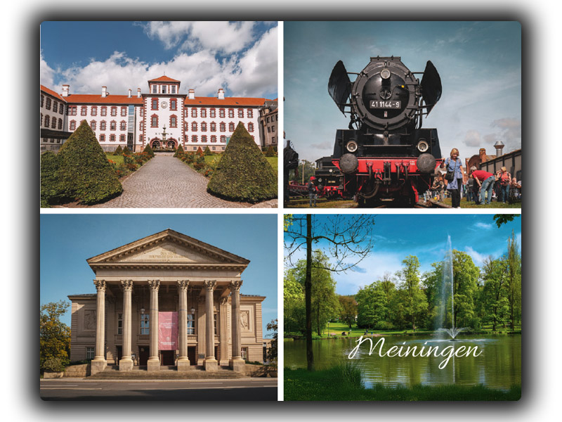 Kühlschrankmagnet Meiningen Quer