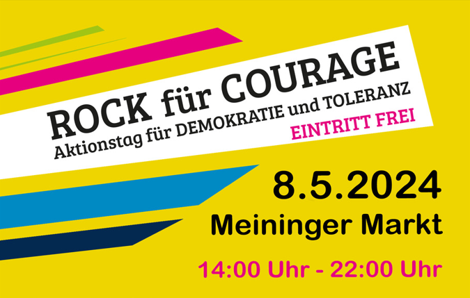 Rock für Courage - Aktionstag für Demokratie und Toleranz