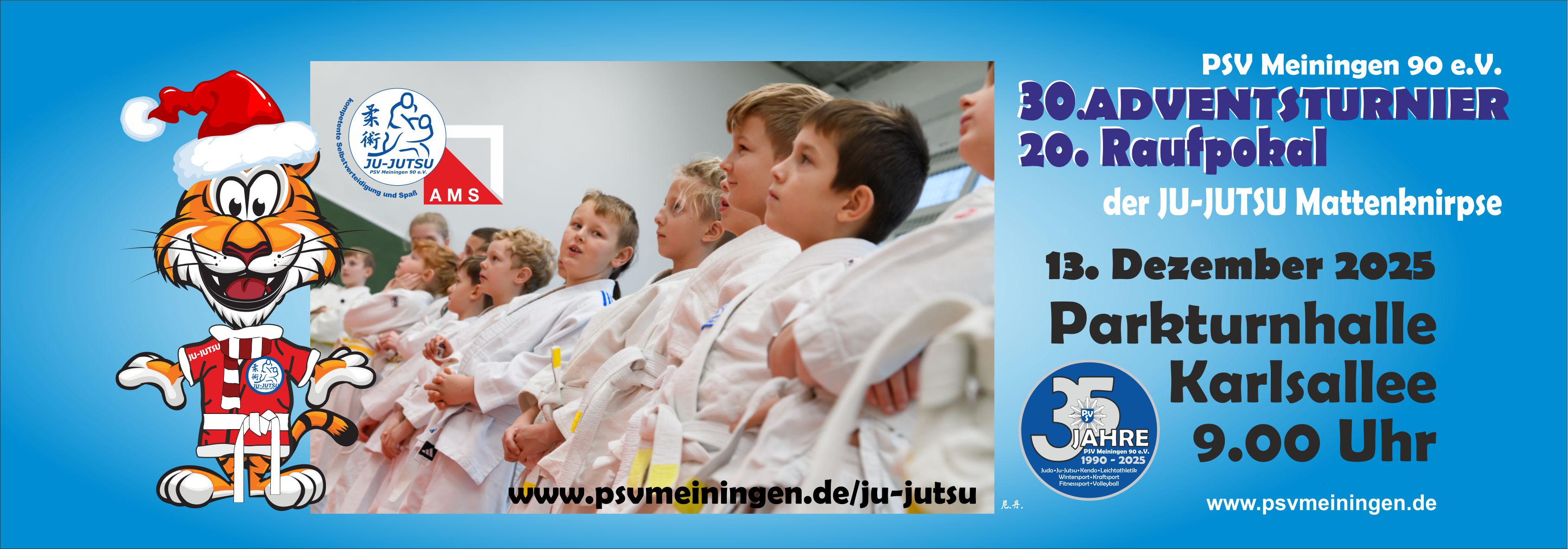 30. Adventsturnier und 20. Raufpokal der JU-JUTSU Mattenknirpse