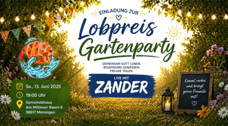 Lobpreis Gartenparty
