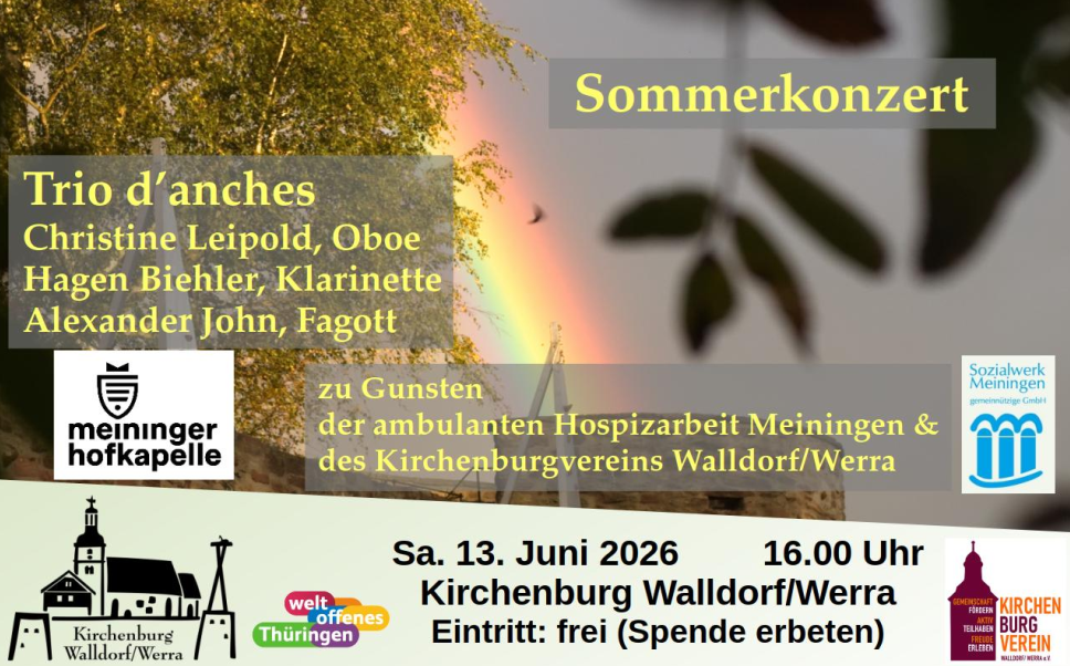 Sommerkonzert auf der Kirchenburg Walldorf