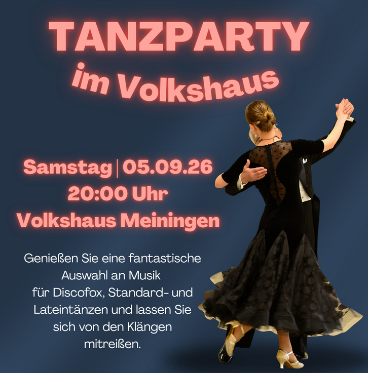 Tanzparty im Volkshaus