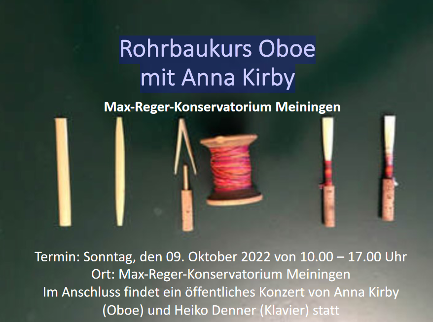 Konzert Anna Kirby - Oboe & Heiko Denner - Klavier