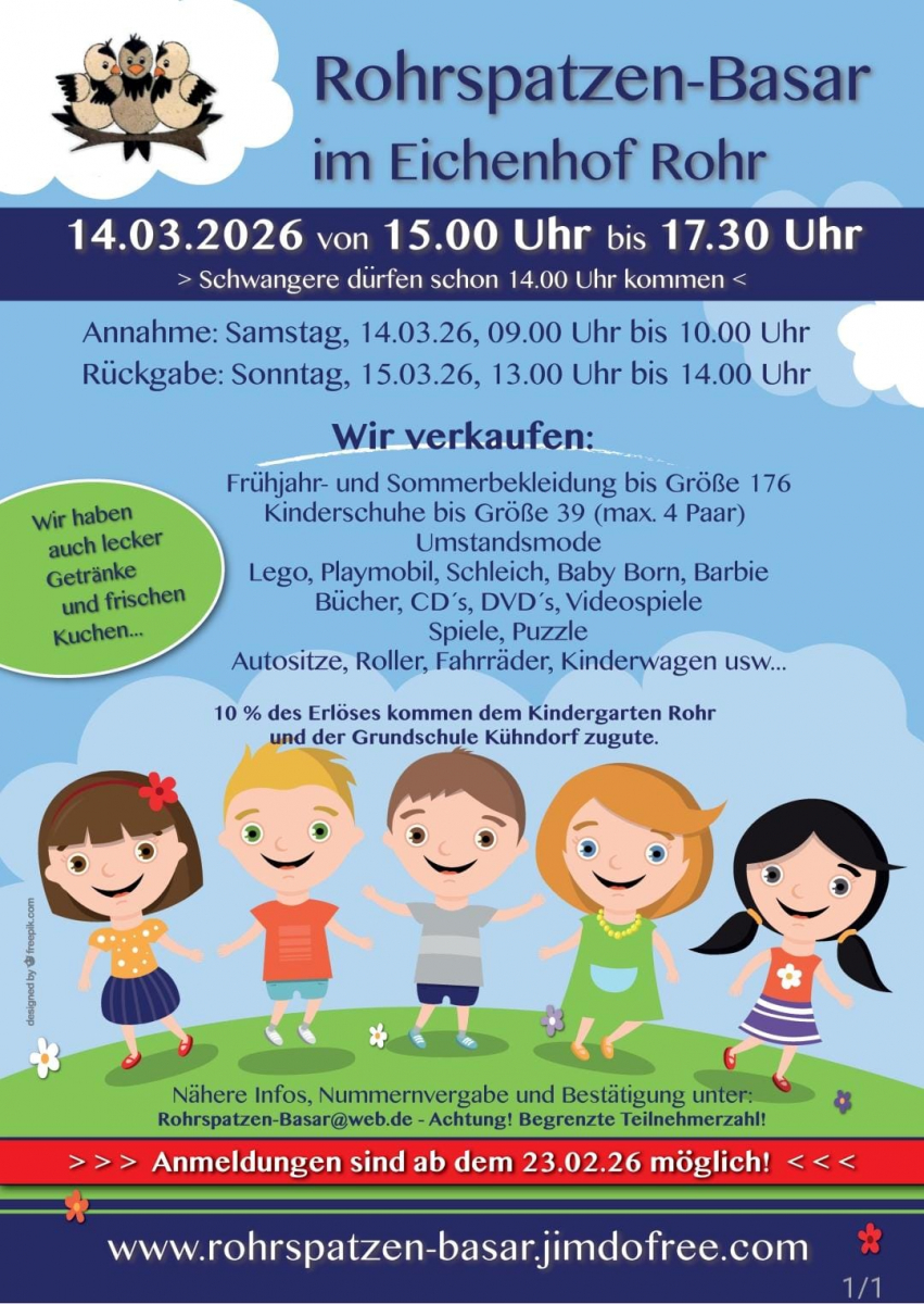 Babybasar, Rohrspatzen