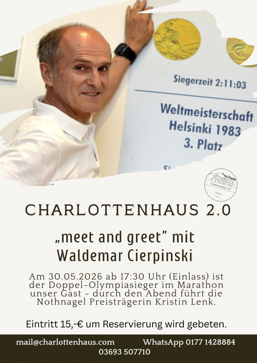 Meet and Greet mit Waldemar Cierpinski