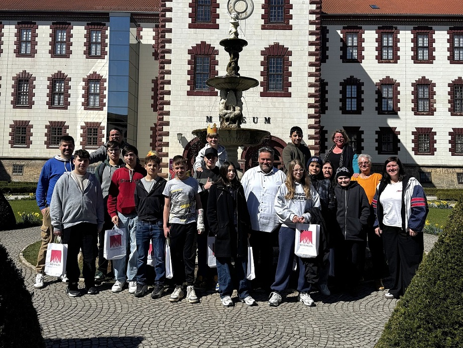 Junge Gäste aus der Partnerstadt Neu-Ulm zu Besuch